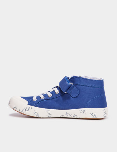Baskets montantes Kickers Godup bleu garçon