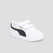 Tennis basses à scratchs Puma Shuffle blanc garçon
