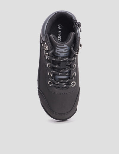 Bottines à lacets Trappeur Babino noir garçon