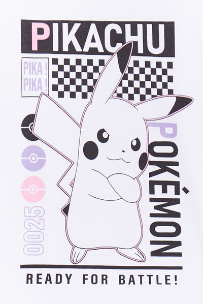 Sweat à capuche hoodie Pokémon Pikachu multicolore fille