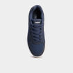 Tennis basses à lacets bleu marine femme