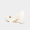 Escarpins irisés blanc femme