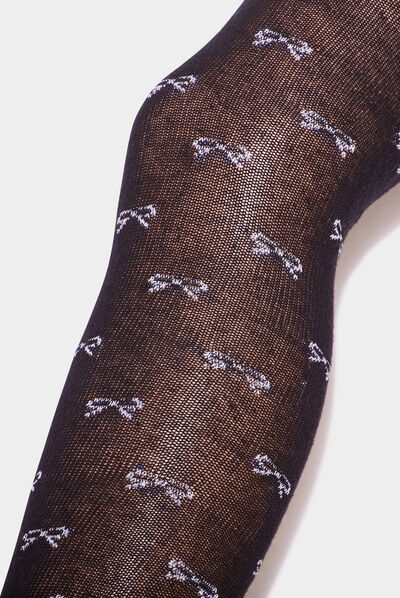 Lot 2 collants noir fille