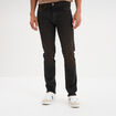 Jeans straight 5 poches Liberto denim dirty homme