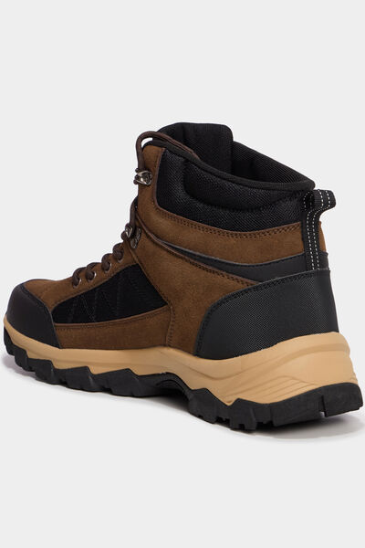 Baskets montantes &agrave; lacets multicolore homme