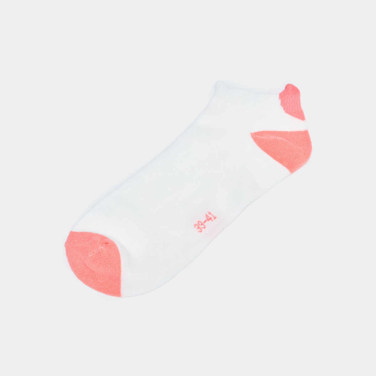 Lot 5 paires chaussettes invisibles blanc femme