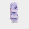 Sandales semelle lumineuse Reine neiges violet fille