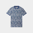 Polo droit manches courtes coton Creeks bleu marine homme