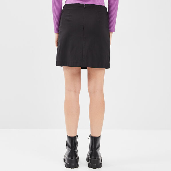 jupe droite fendue noir femme Jupe droite fendue noir femme