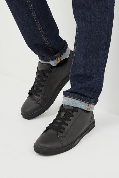 Tennis basses à lacets Clement noir homme