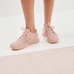 Baskets running Skechers Mega Glam rose clair femme