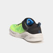Baskets running semelles lumineuses vert fluo garçon