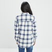 Chemise manches longues Creeks bleu clair femme