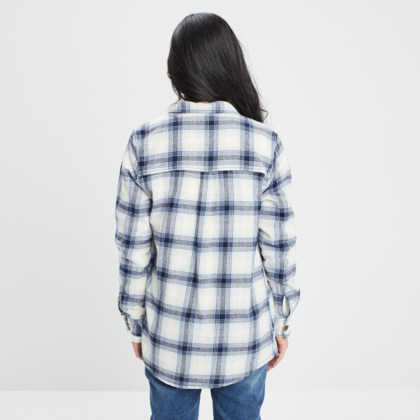Chemise manches longues Creeks bleu clair femme