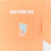 T-shirt manches courtes coton Creeks orange corail garçon