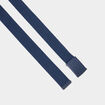 Ceinture ajustable effet toile bleu marine homme