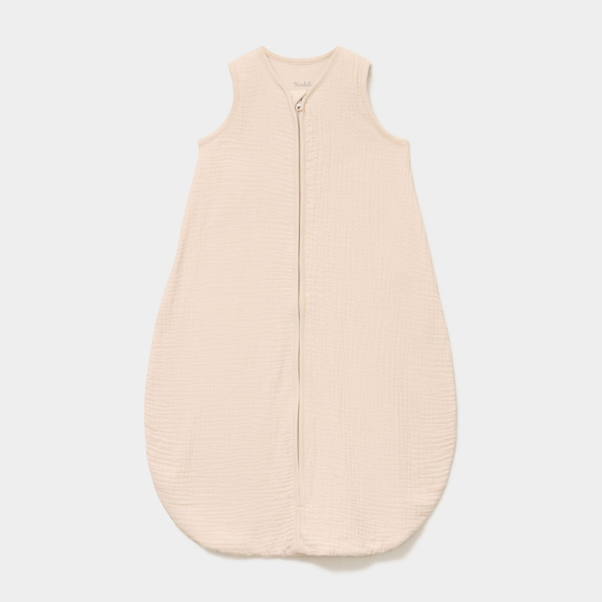 Gigoteuse gaze de coton ajustable TOG 1 taupe b&eacute;b&eacute;