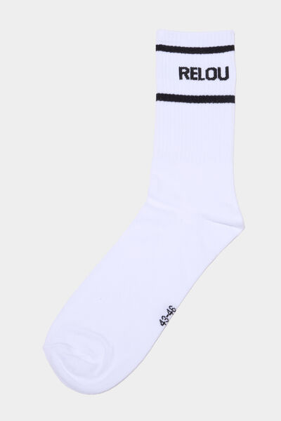 Chaussettes de sport blanc homme