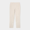 Pantalon de costume chino lin mélangé gris clair homme