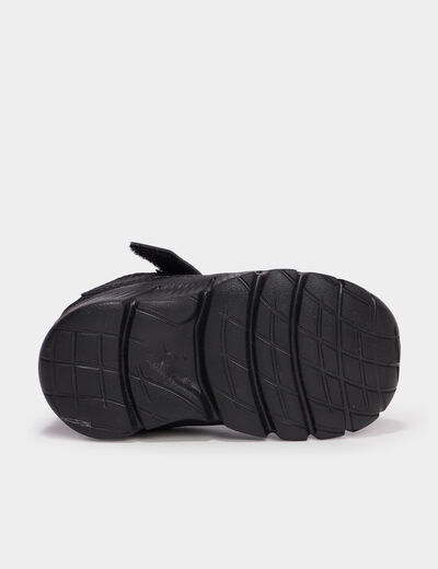 Baskets running &agrave; scratchs Puma noir b&eacute;b&eacute; gar&ccedil;on