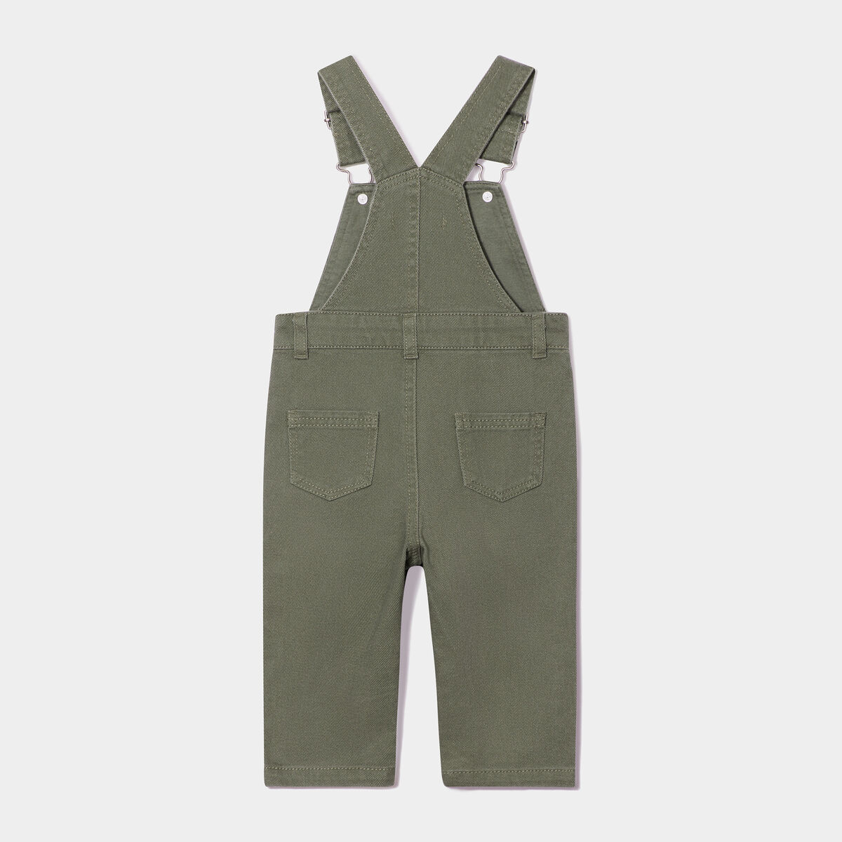 Salopette coton Creeks vert kaki bébé garçon
