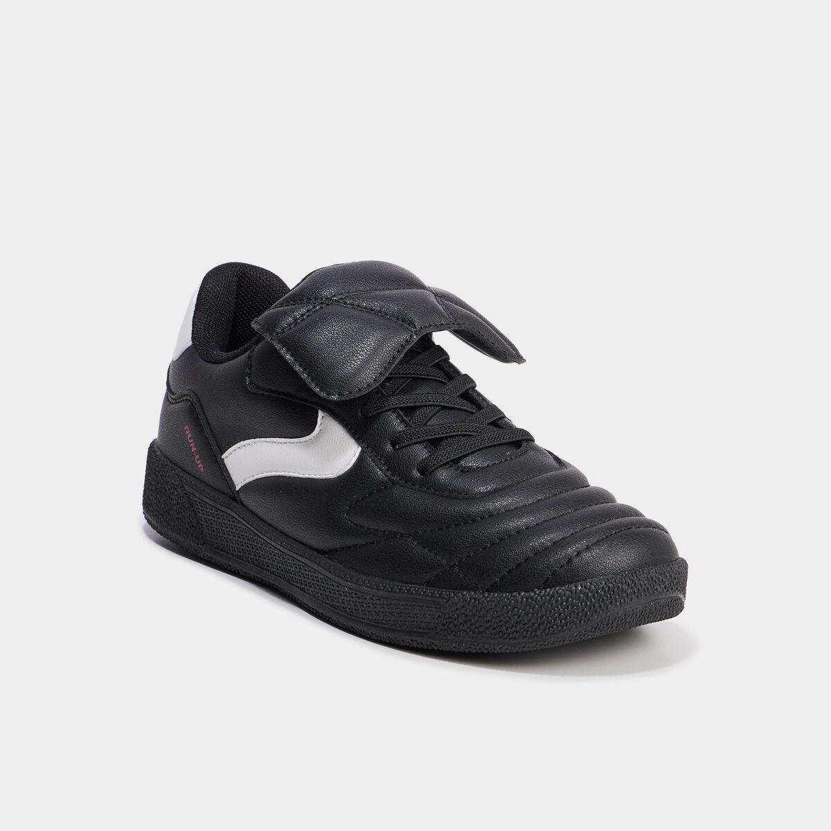 Tennis basses &agrave; lacets &eacute;lastiqu&eacute;s noir gar&ccedil;on
