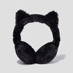 Cache-oreilles avec sequins noir fille