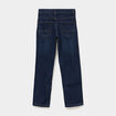 Jeans regular 5 poches coton bleu gar&ccedil;on
