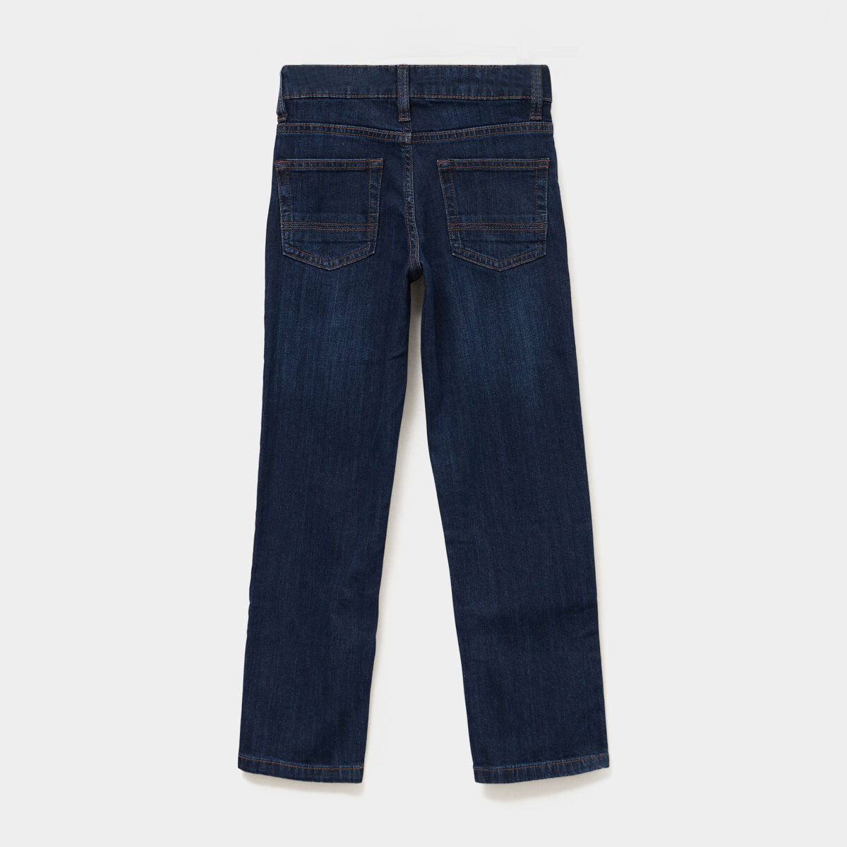 Jeans regular 5 poches coton bleu gar&ccedil;on