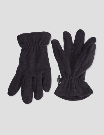 Gants noir garçon