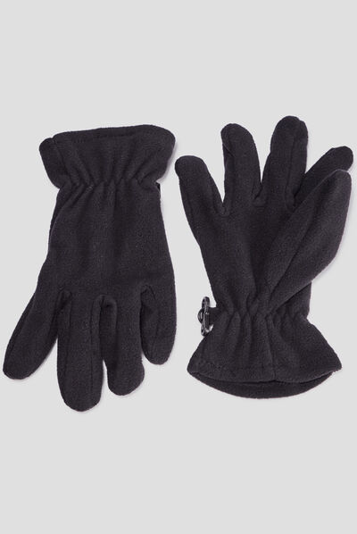 Gants noir garçon