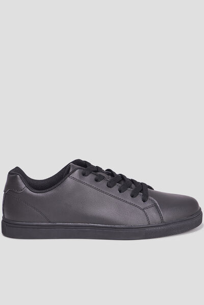 Tennis basses à lacets Clement noir homme