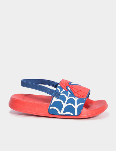 Mules de plage Spider-Man rouge garçon
