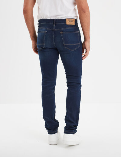 Jean stretch coupe slim denim brut homme