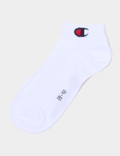 Lot 3 paires socquettes Champion blanc homme