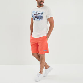 Jogging-Short droit Creeks orange clair homme