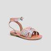Sandales en cuir Creeks rose fille