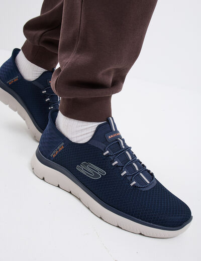 Baskets running Slip-ins Skechers bleu homme