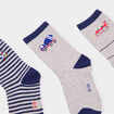 Lot 5 paires chaussettes bleu marine garçon