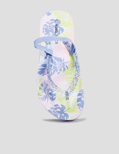 Tongs détails pailletés Wamea Beach multicolore fille