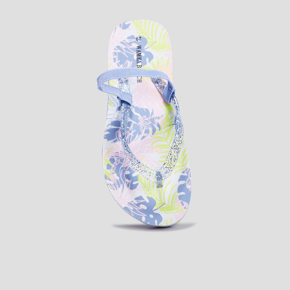 Tongs détails pailletés Wamea Beach multicolore fille