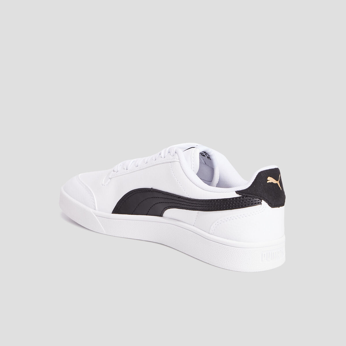 Tennis à lacets Puma Shuffle blanc garçon