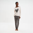 Ensemble pyjama legging et t-shirt sable femme