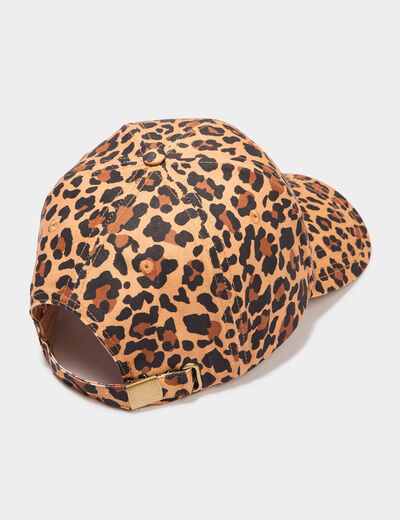 Casquette coton marron femme