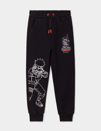 Pantalon de jogging coton Naruto noir garçon