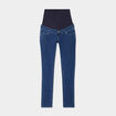 Jeans grossesse skinny avec bandeau denim stone femme maternité