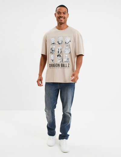 T-shirt manches courtes Dragon Ball Z gris clair homme
