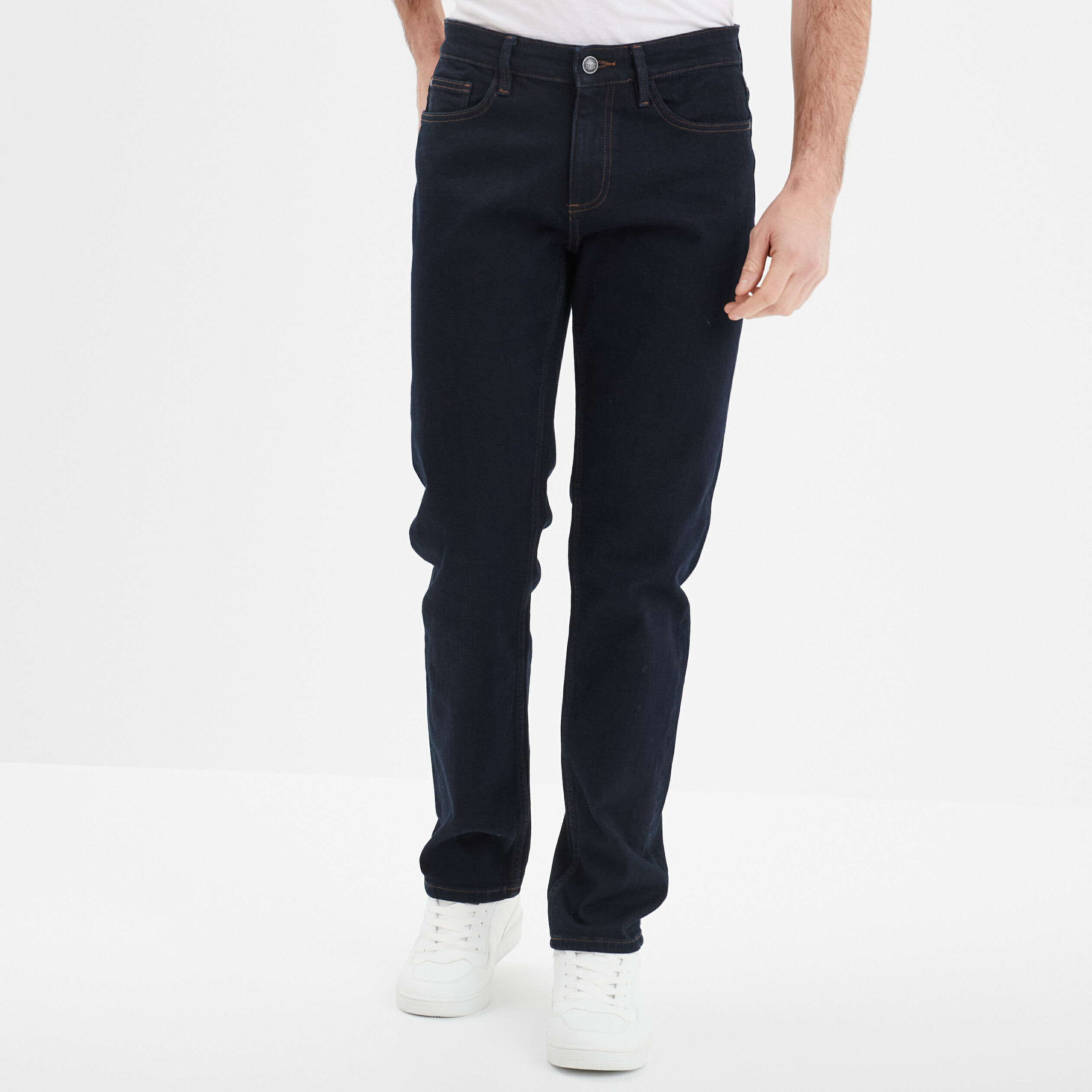 Jeans regular 5 poches Creeks denim brut homme CREEKS