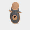 Chaussons mules gris homme
