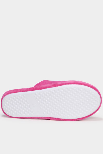 Chaussons mules Minnie rose femme